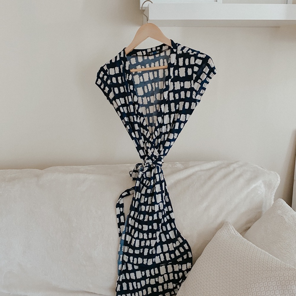Savvie Casual Wrap Dress